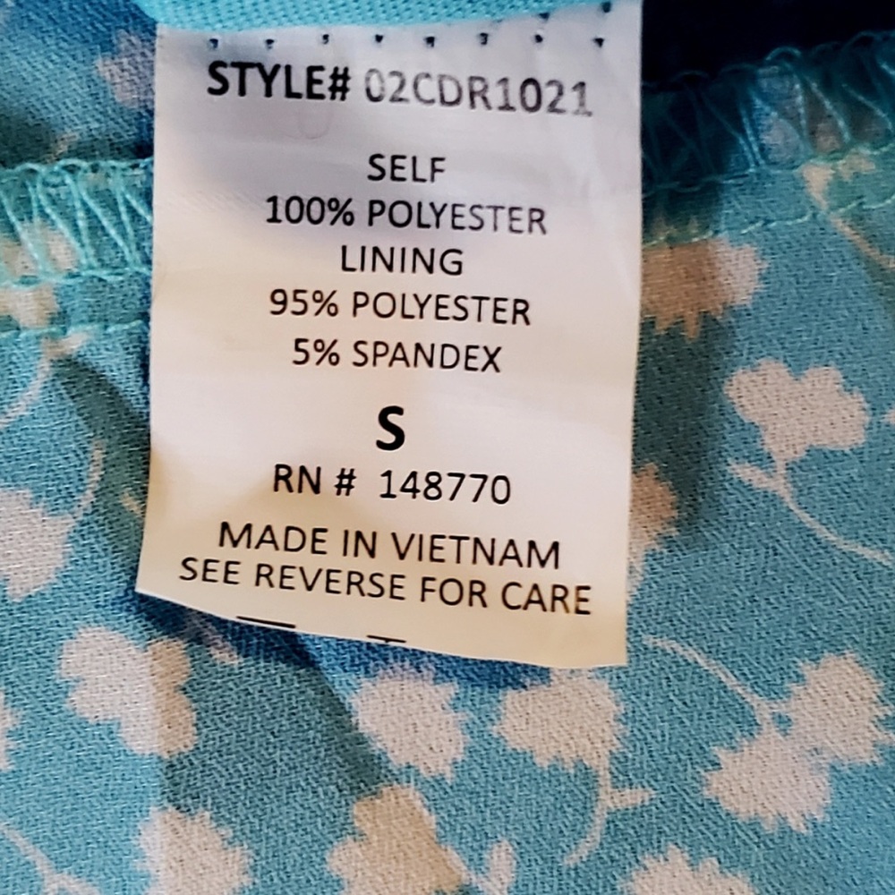 Sienna Sky Light Blue Floral Mini Dress - Picture 7 of 13